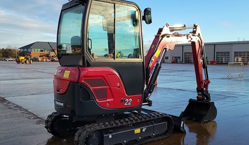 Unused 2024 Yanmar SV22 Mini Excavators For Auction: Leeds – 22nd, 23rd, 24th & 25th January 25 @ 8:00am full