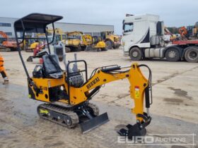 Unused 2024 Huawai HE10-B Micro Excavators For Auction: Leeds – 22nd, 23rd, 24th & 25th January 25 @ 8:00am full