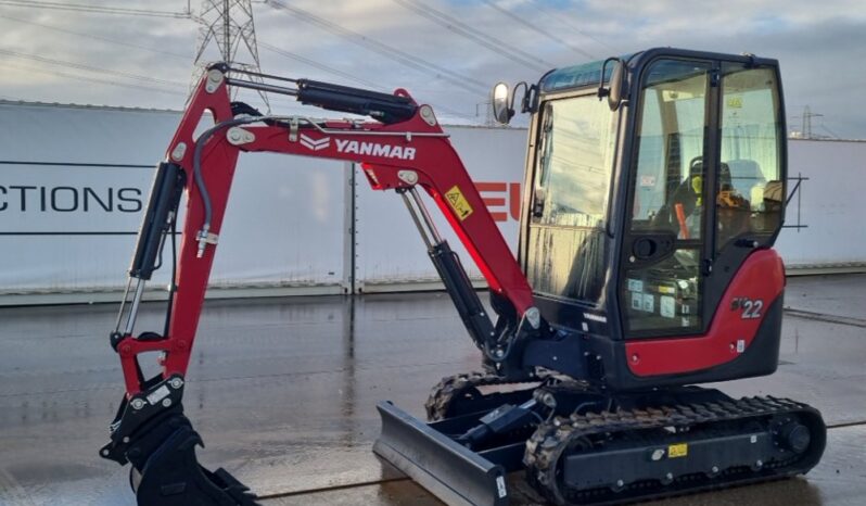 Unused 2024 Yanmar SV22 Mini Excavators For Auction: Leeds – 22nd, 23rd, 24th & 25th January 25 @ 8:00am