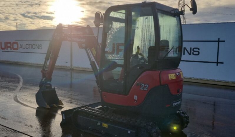 Unused 2024 Yanmar SV22 Mini Excavators For Auction: Leeds – 22nd, 23rd, 24th & 25th January 25 @ 8:00am full