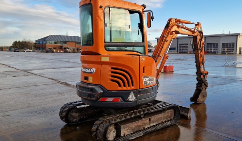 2014 Doosan DX27Z Mini Excavators For Auction: Leeds – 22nd, 23rd, 24th & 25th January 25 @ 8:00am full