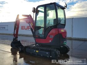 Unused 2024 Yanmar SV22 Mini Excavators For Auction: Leeds – 22nd, 23rd, 24th & 25th January 25 @ 8:00am full