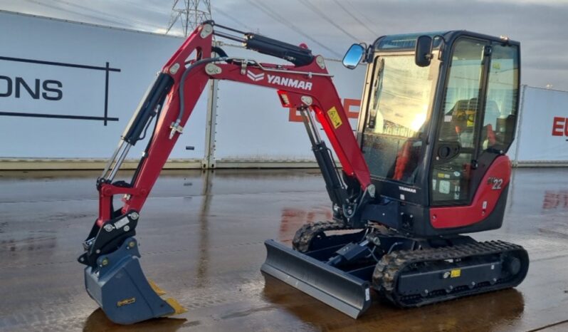 Unused 2024 Yanmar SV22 Mini Excavators For Auction: Leeds – 22nd, 23rd, 24th & 25th January 25 @ 8:00am