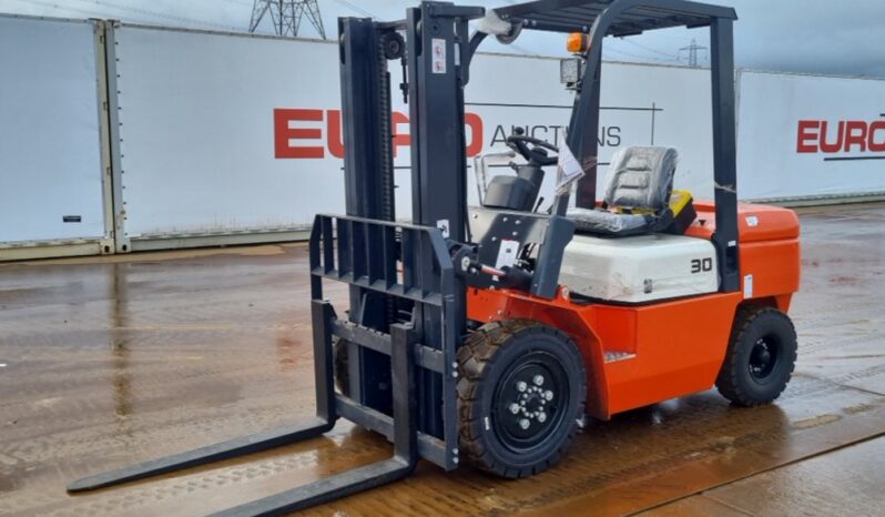 Unused 2024 Machpro MP-L30 Forklifts For Auction: Leeds – 22nd, 23rd, 24th & 25th January 25 @ 8:00am