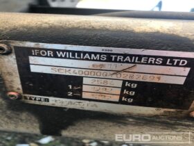 Ifor Williams GP84GTA Plant Trailers For Auction: Leeds – 22nd, 23rd, 24th & 25th January 25 @ 8:00am full