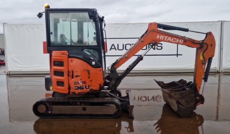 2016 Hitachi ZX26U-5A CLR Mini Excavators For Auction: Dromore – 6th & 7th December 2024 @ 9:00am For Auction on 2024-12-7 full