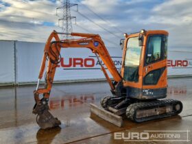 2014 Doosan DX27Z Mini Excavators For Auction: Leeds – 22nd, 23rd, 24th & 25th January 25 @ 8:00am