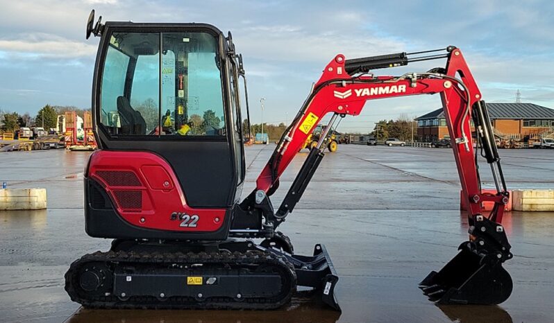 Unused 2024 Yanmar SV22 Mini Excavators For Auction: Leeds – 22nd, 23rd, 24th & 25th January 25 @ 8:00am full