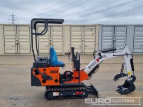 Unused 2024 Captok CK08 Micro Excavators For Auction: Leeds – 22nd, 23rd, 24th & 25th January 25 @ 8:00am full