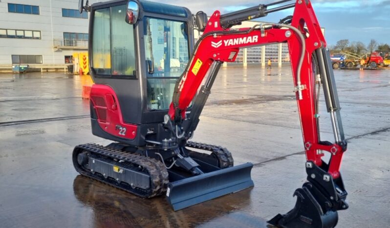 Unused 2024 Yanmar SV22 Mini Excavators For Auction: Leeds – 22nd, 23rd, 24th & 25th January 25 @ 8:00am full