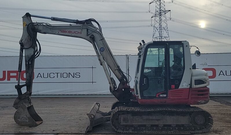 2014 Takeuchi TB290 6 Ton+ Excavators For Auction: Leeds – 22nd, 23rd, 24th & 25th January 25 @ 8:00am full