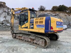 2016 Komatsu PC240LC-10 20 Ton+ Excavators For Auction: Leeds – 22nd, 23rd, 24th & 25th January 25 @ 8:00am full