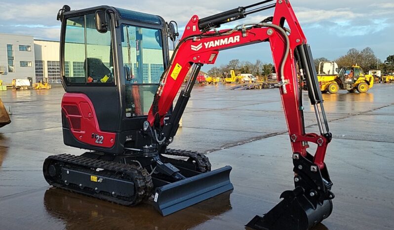 Unused 2024 Yanmar SV22 Mini Excavators For Auction: Leeds – 22nd, 23rd, 24th & 25th January 25 @ 8:00am full