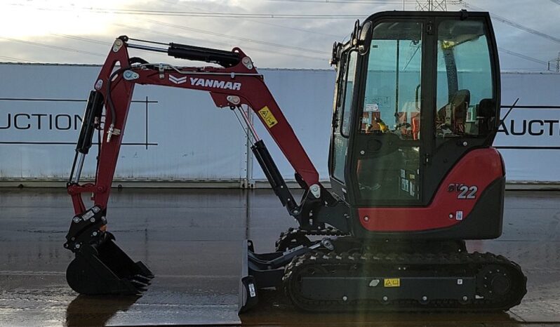 Unused 2024 Yanmar SV22 Mini Excavators For Auction: Leeds – 22nd, 23rd, 24th & 25th January 25 @ 8:00am full