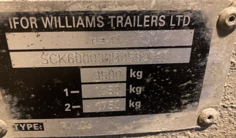 Ifor Williams GX106 Plant Trailers For Auction: Leeds – 22nd, 23rd, 24th & 25th January 25 @ 8:00am full