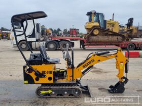 Unused 2024 Huawai HE10-B Micro Excavators For Auction: Leeds – 22nd, 23rd, 24th & 25th January 25 @ 8:00am full