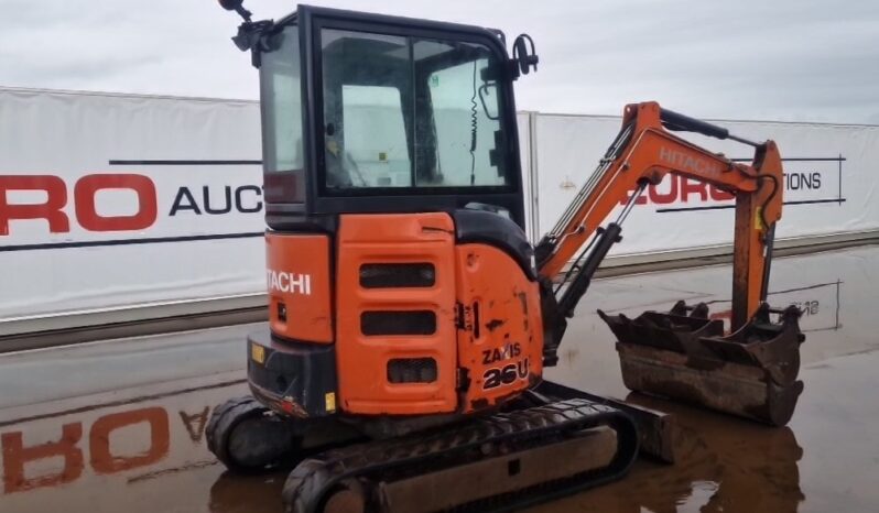 2016 Hitachi ZX26U-5A CLR Mini Excavators For Auction: Dromore – 6th & 7th December 2024 @ 9:00am For Auction on 2024-12-7 full