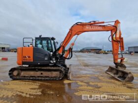 2018 Hitachi ZX85USB-5A 6 Ton+ Excavators For Auction: Leeds – 22nd, 23rd, 24th & 25th January 25 @ 8:00am full