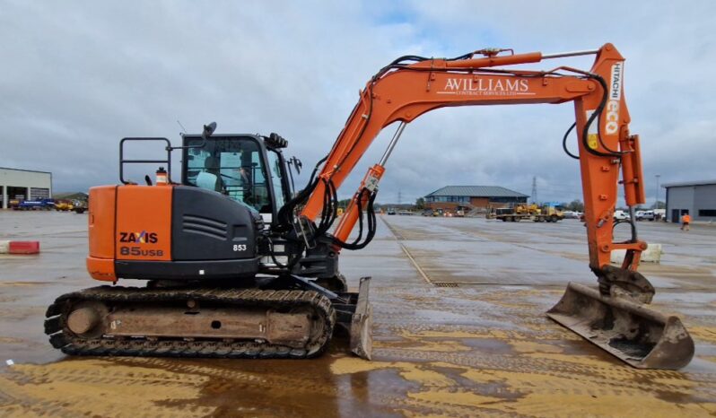 2018 Hitachi ZX85USB-5A 6 Ton+ Excavators For Auction: Leeds – 22nd, 23rd, 24th & 25th January 25 @ 8:00am full