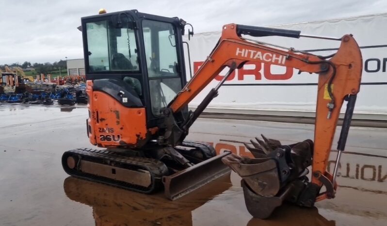 2016 Hitachi ZX26U-5A CLR Mini Excavators For Auction: Dromore – 6th & 7th December 2024 @ 9:00am For Auction on 2024-12-7 full