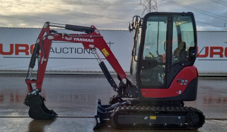 Unused 2024 Yanmar SV22 Mini Excavators For Auction: Leeds – 22nd, 23rd, 24th & 25th January 25 @ 8:00am full