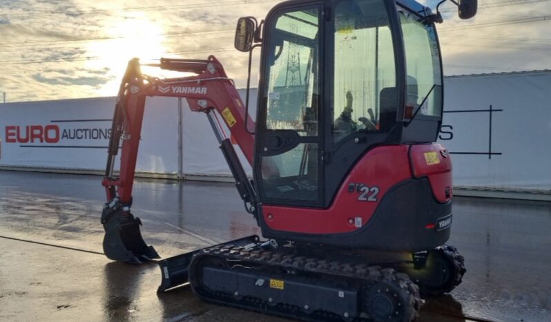 Unused 2024 Yanmar SV22 Mini Excavators For Auction: Leeds – 22nd, 23rd, 24th & 25th January 25 @ 8:00am full