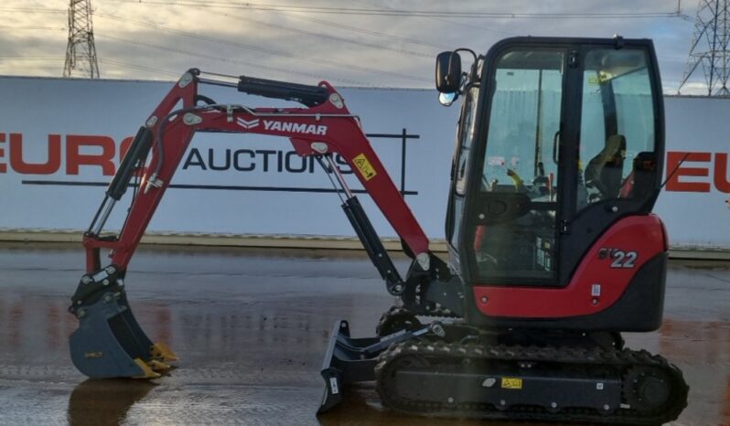 Unused 2024 Yanmar SV22 Mini Excavators For Auction: Leeds – 22nd, 23rd, 24th & 25th January 25 @ 8:00am full