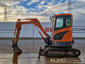 2014 Doosan DX27Z Mini Excavators For Auction: Leeds – 22nd, 23rd, 24th & 25th January 25 @ 8:00am full