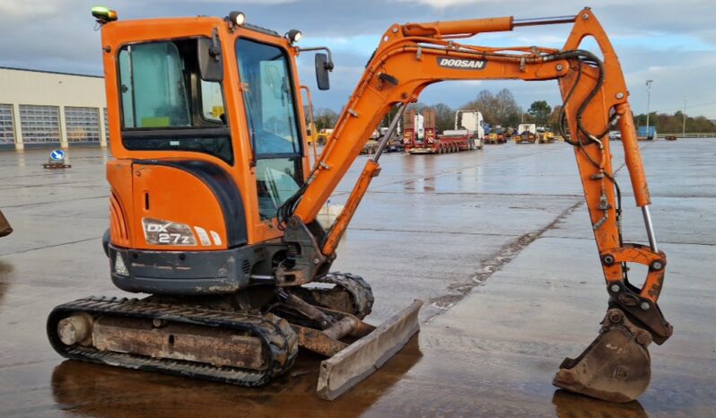 2014 Doosan DX27Z Mini Excavators For Auction: Leeds – 22nd, 23rd, 24th & 25th January 25 @ 8:00am full