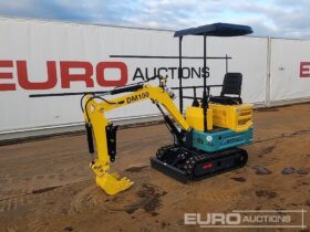 Unused 2024 DigMaster DM100 Mini Excavators For Auction: Dromore – 6th & 7th December 2024 @ 9:00am For Auction on 2024-12-7