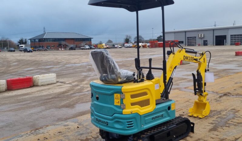 Unused 2024 DigMaster DM100 Micro Excavators For Auction: Leeds – 22nd, 23rd, 24th & 25th January 25 @ 8:00am full