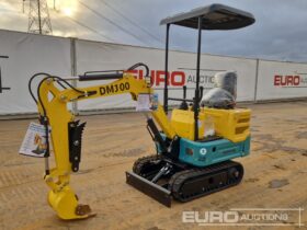 Unused 2024 DigMaster DM100 Micro Excavators For Auction: Leeds – 22nd, 23rd, 24th & 25th January 25 @ 8:00am