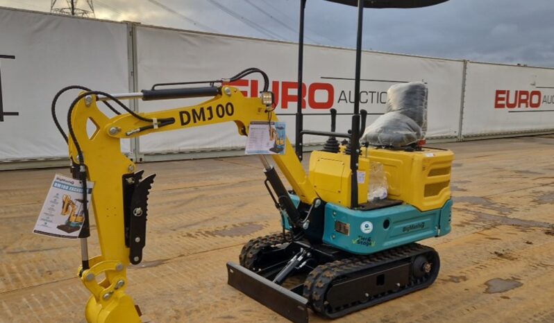 Unused 2024 DigMaster DM100 Micro Excavators For Auction: Leeds – 22nd, 23rd, 24th & 25th January 25 @ 8:00am