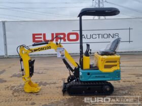 Unused 2024 DigMaster DM100 Micro Excavators For Auction: Leeds – 22nd, 23rd, 24th & 25th January 25 @ 8:00am full