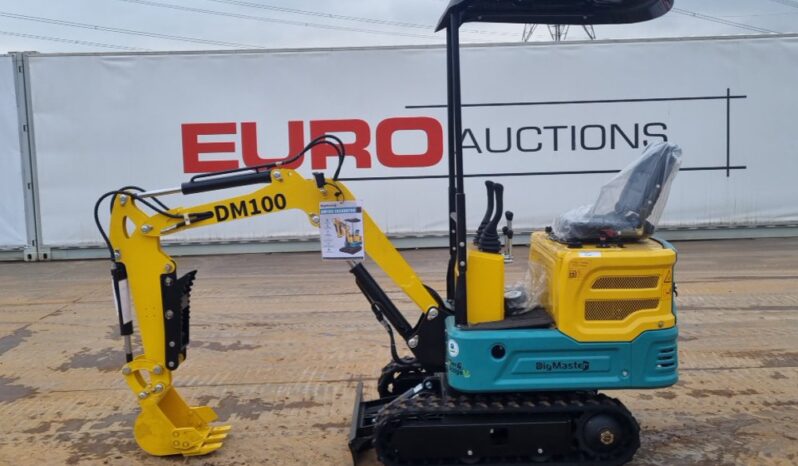 Unused 2024 DigMaster DM100 Micro Excavators For Auction: Leeds – 22nd, 23rd, 24th & 25th January 25 @ 8:00am full