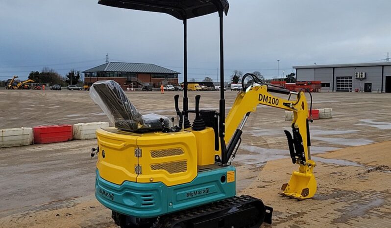 Unused 2024 DigMaster DM100 Micro Excavators For Auction: Leeds – 22nd, 23rd, 24th & 25th January 25 @ 8:00am full