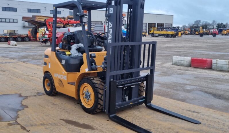 Unused 2024 Apache HH30Z Forklifts For Auction: Leeds – 22nd, 23rd, 24th & 25th January 25 @ 8:00am full