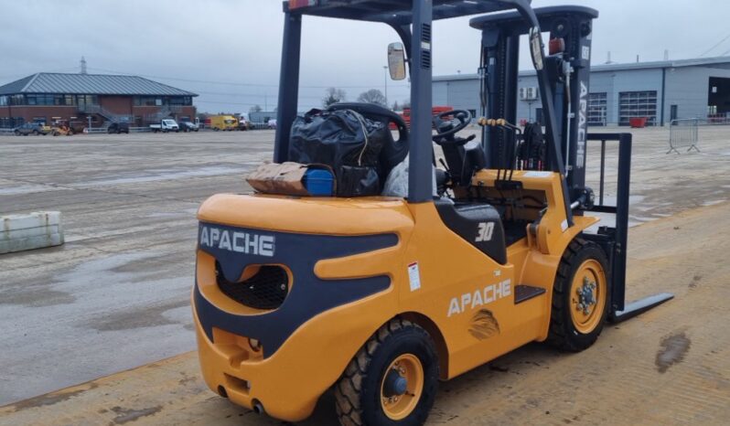 Unused 2024 Apache HH30Z Forklifts For Auction: Leeds – 22nd, 23rd, 24th & 25th January 25 @ 8:00am full