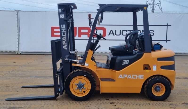 Unused 2024 Apache HH30Z Forklifts For Auction: Leeds – 22nd, 23rd, 24th & 25th January 25 @ 8:00am full