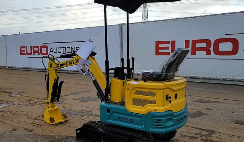 Unused 2024 DigMaster DM100 Micro Excavators For Auction: Leeds – 22nd, 23rd, 24th & 25th January 25 @ 8:00am full