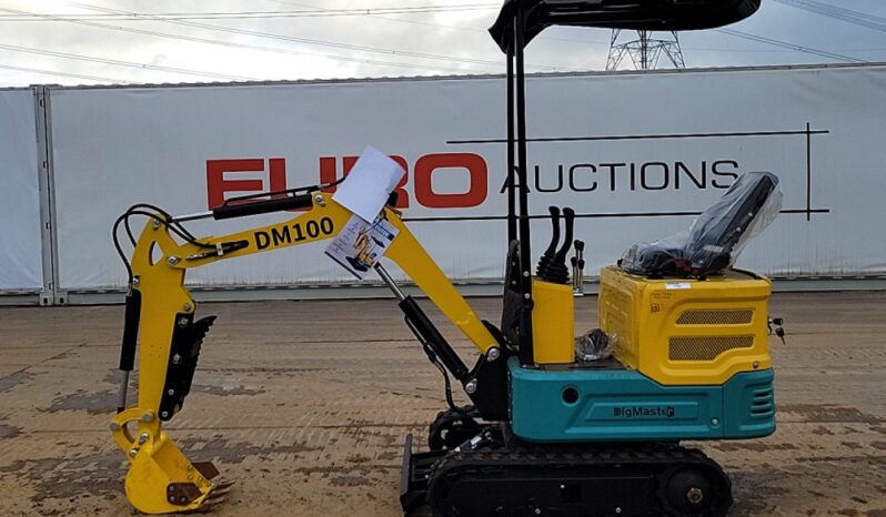 Unused 2024 DigMaster DM100 Micro Excavators For Auction: Leeds – 22nd, 23rd, 24th & 25th January 25 @ 8:00am full