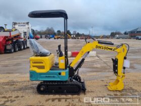 Unused 2024 DigMaster DM100 Micro Excavators For Auction: Leeds – 22nd, 23rd, 24th & 25th January 25 @ 8:00am full