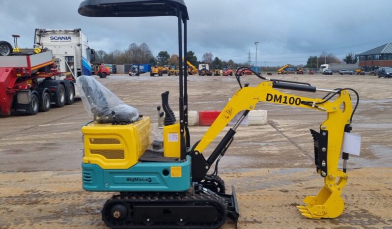 Unused 2024 DigMaster DM100 Micro Excavators For Auction: Leeds – 22nd, 23rd, 24th & 25th January 25 @ 8:00am full