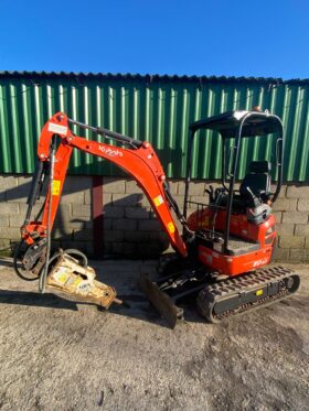 1.7T Excavator Kubota U17-3a 2022 c/w Hydraulic Breaker- Low hours.