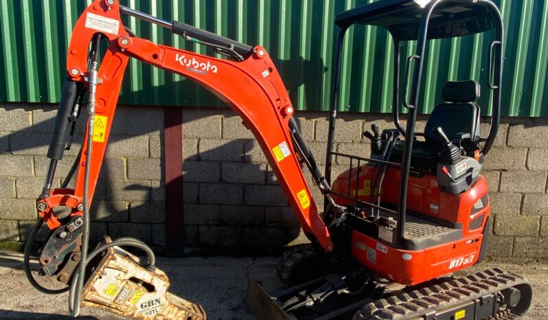 1.7T Excavator Kubota U17-3a 2022 c/w Hydraulic Breaker- Low hours.