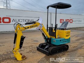 Unused 2024 DigMaster DM100 Micro Excavators For Auction: Leeds – 22nd, 23rd, 24th & 25th January 25 @ 8:00am