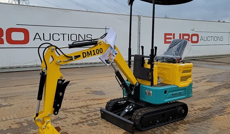 Unused 2024 DigMaster DM100 Micro Excavators For Auction: Leeds – 22nd, 23rd, 24th & 25th January 25 @ 8:00am