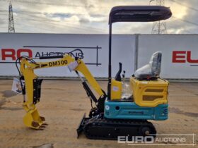 Unused 2024 DigMaster DM100 Micro Excavators For Auction: Leeds – 22nd, 23rd, 24th & 25th January 25 @ 8:00am full