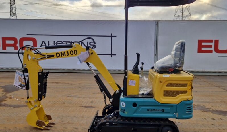 Unused 2024 DigMaster DM100 Micro Excavators For Auction: Leeds – 22nd, 23rd, 24th & 25th January 25 @ 8:00am full