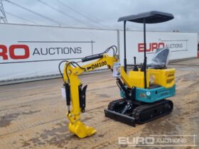 Unused 2024 DigMaster DM100 Micro Excavators For Auction: Leeds – 22nd, 23rd, 24th & 25th January 25 @ 8:00am